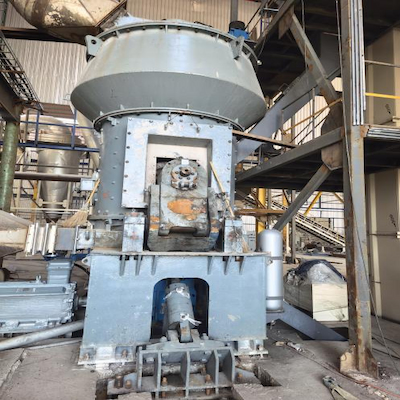 Système de production de poudre de gypse par broyeur vertical de 20 à 25 tonnes par heure