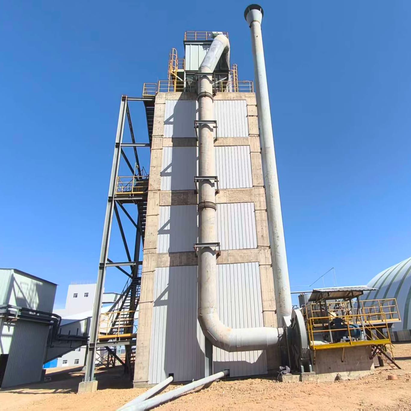 Pozzolan grinding vertical roller mill